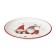 Plate of the Dolyana "Christmas Gnomiks", d = 25.5 cm, white color