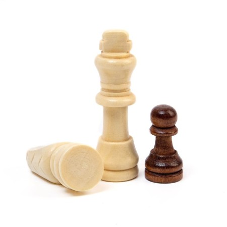 Wooden chess 29 x 29 cm, king H-5.5 cm, pawn H-3 cm-1