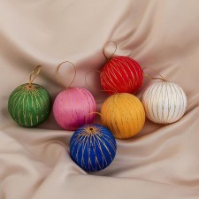 Set of balls plastic D-5 cm, 6 pcs 