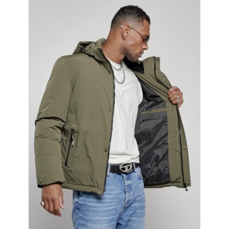 Sports male winter, size 68, khaki color-12