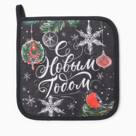 Kit kitchen "winter time of miracles" mittens-output 20x28cm, 19x19cm severity, 100% cotton-3