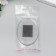 Harvesting of an acrylic magnet 85x60 mm is a transparent oval (set 2 parts+package)