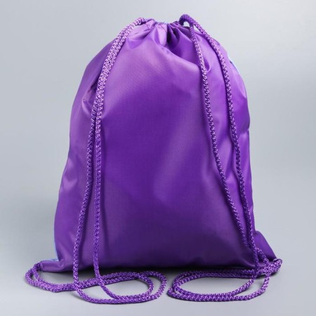 A bag for shoes 420 x 350 mm, cold heart "Anna and Elsa" (soft polyester, density 210d)-5