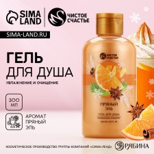 Shower gel, moisturizing and purification, 300 ml, spicy ale, pure happiness