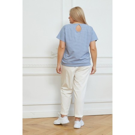 Female T -shirt, size 66, blue color-4