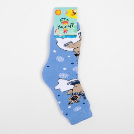 Noski children's terry, blue color, size 20-22-2