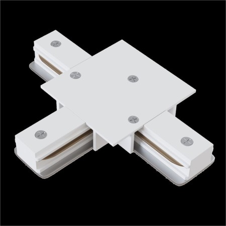 Connector T-shaped for the built-in track system Technical TRA002CT-11W, 13x9.5x2 cm, white color-4