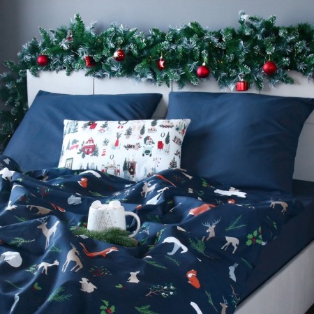 Bed linen "Ethel" 2 joint venture Winter Animals 175*215 cm, 200*220 cm, 70*70 cm - 2 pcs-2
