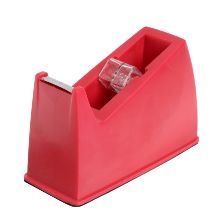 The dispenser for adhesive tape is desktop, weighted, large, mix-5