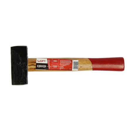 Sledgehammer scrap, wooden handle, 1 kg-1