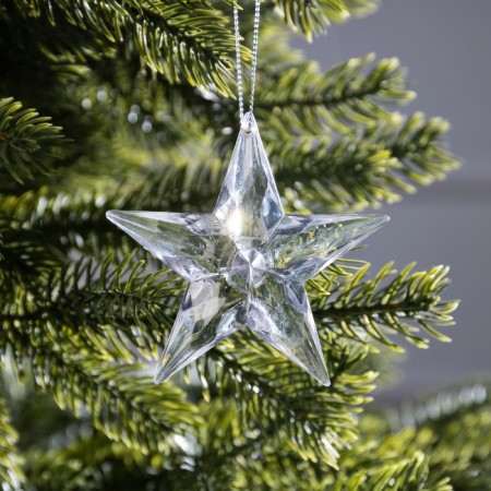 Christmas tree toy "Zvezda", from batteries, glow of multi (RGB)-1