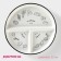 Porcelain plate for proper power supply, D = 23 cm