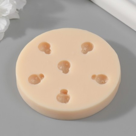Mold Silicon "God's cows" 1.4x1.1x0.4 cm mix-2