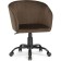Computer chair thibault plastic/velor, black/chocolate 60x60x81 cm