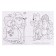 New Year. Coloring "Winter Princess", 16 p.