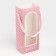 Package Pack for Flowers with a plastic window, love, pink, 30 x 12 x 8 cm