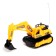 Excavator Radio -controlled "Builder", works from batteries
