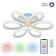 Lamp Citilux “Cesar Smart” CL233A150E 59x59x13.5 cm, 1x80W, LED, white color