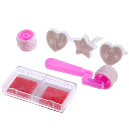 Printing Color "Mermaid", set of 3 pcs., Dilon-flip with 2 nozzles, stamp pillow-2