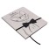 School diary for grades 1-11 "cat in a butterfly", hard cover, artificial leather, artificial leather application, silk-screen printing, 48 sheets, an offset block 80g/m2