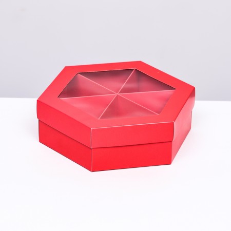 Menzhitsa red, 18.5 x 18.5 x 5.5 cm