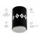 Lamp OL10 LD GX53 BK black, backlight 1 w 1x15W 8x8x12 cm