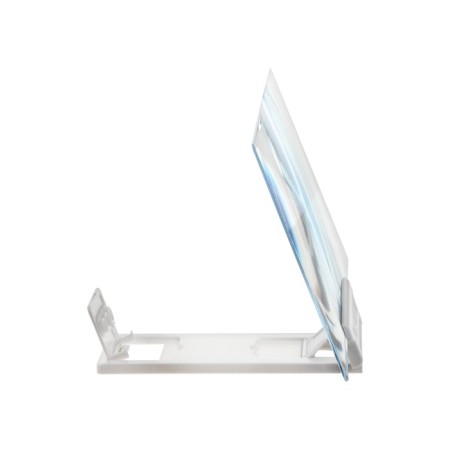 Value glass for the phone Luazon, 12 ", TV effect, folding, white-5