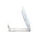 Value glass for the phone Luazon, 12 ", TV effect, folding, white