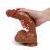 Falloimitator Oka-hips, super-realistic, on suction cup, 22 x 4 cm, bodily