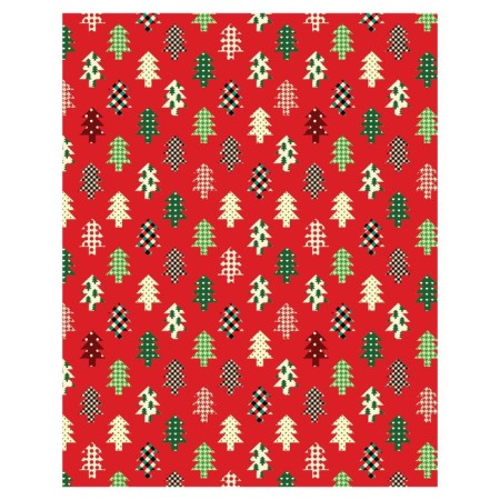 Pillow Golk "Scandinavian Christmas trees, decorative, size 16x45 cm-1