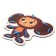Wooden lacing toy "Cheburashka" 16 cm