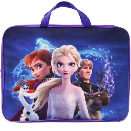 Folder with handles textile A4, 350x270x100 mm, cold heart-4