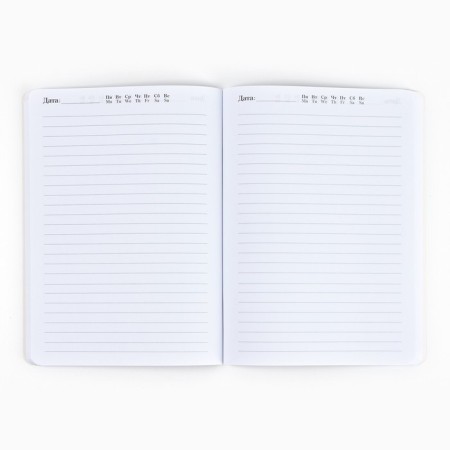 Diary Soft Cover Soft Tach with 24*16.5 cm, 80 sheets of "Snow New Year!"-2