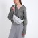 Women's bag over the shoulder, gray color 30*14*10 cm