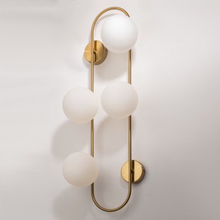 Bra Freya Fr5233WL-04BS Inversion, 240x165x720 mm, G9, 4x25W, brass color-16