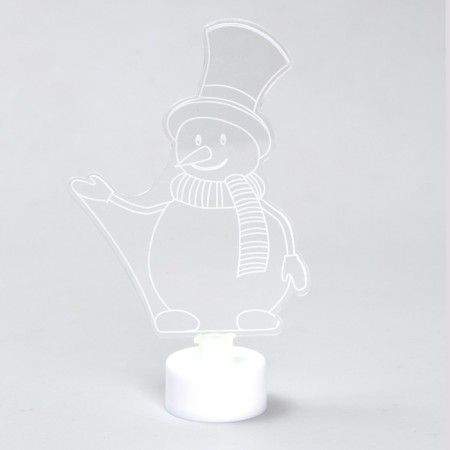 Candle LED "Snowman"-1