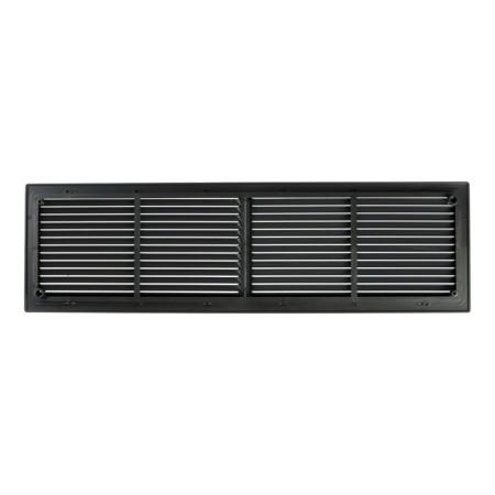 Ventilation grate "Vento" 4513VR, 450x130 mm, with a grid, detachable, graphite-2