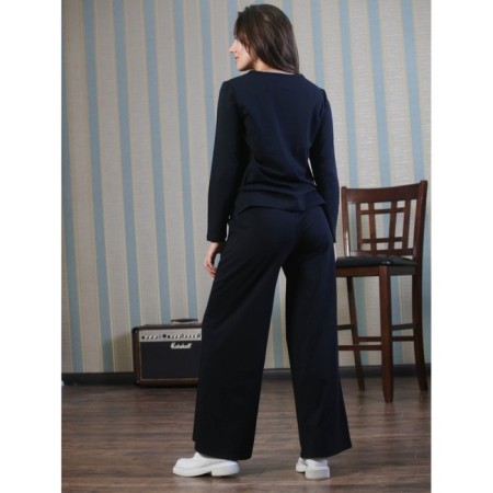 Trouser suit, size 48, black color-4