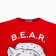 Pajama New Year's male KAFTAN "Bear", red color, size 52