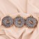 Christmas tree decoration "Donuts" (set 3 pcs) 2x8 cm