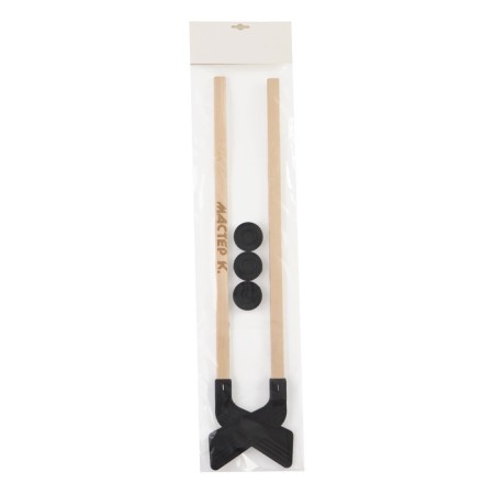 Set 2 clubs 3 hockey pucks "Master K", 73 cm, black-2