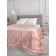 Blush blanket, size 180x200 cm, pink color