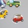 Decor for creativity EVA "Cars" set of 14 pcs 10x13 cm