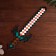 Souvenir wooden sword of the vampire "Pixel", 37 cm mix