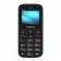 Cell phone MAXVI B100DS, 1.77 ", 1.3MP, Microsd, 2SIM, FM, SOS, Dok. Station, 1000 Mam, Black