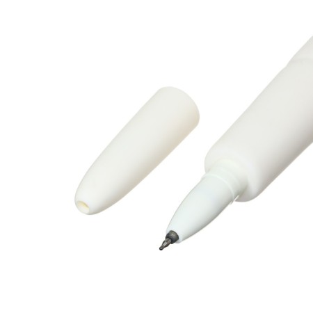 Gel-ghost pen, blue rod, soft case, bulldog mix-5