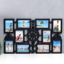 Photo frame plastic in 10 photos 10x15 cm 