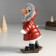Polystone souvenir "Goose in a down jacket with a ski hood" 8x14x20.5 cm