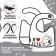 Bibslate for feeding "I love to eat" waterproof on Velcro, with a pocket