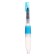 Synthetic brush, with a reservoir, with a color holder